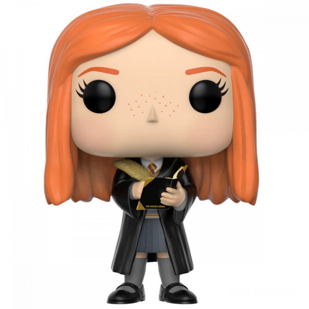 Harry Potter Ginny Weasley along with Log Funko Stand Out! Vinyl fabric