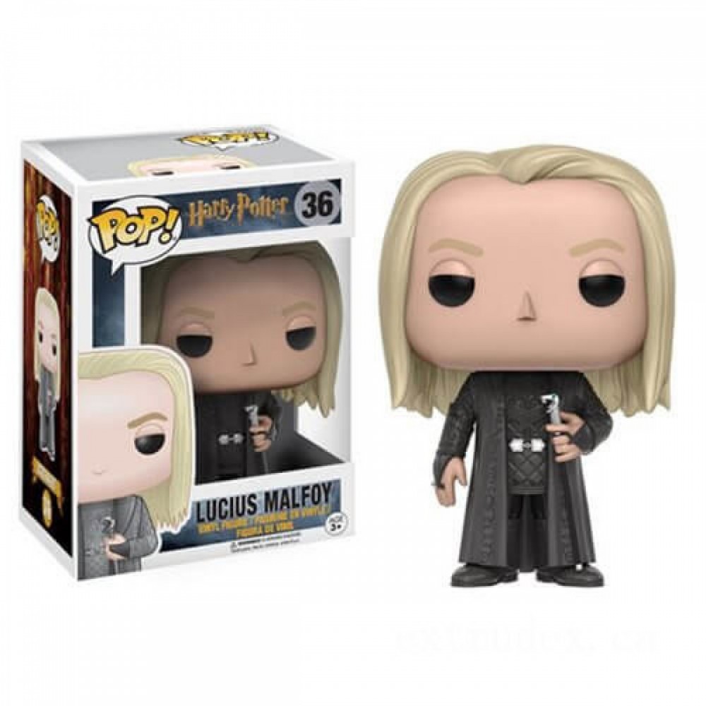 Discount - Harry Potter Lucius Malfoy Funko Stand Out! Plastic - Memorial Day Markdown Mardi Gras:£8