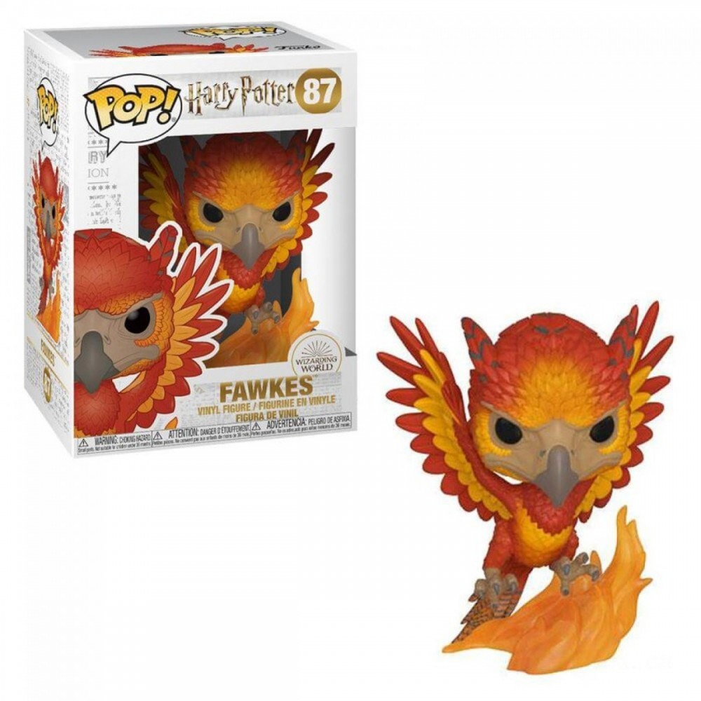 Free Gift with Purchase - Harry Potter Fawkes Funko Stand Out! Vinyl - Back-to-School Bonanza:£7[nec10586ca]