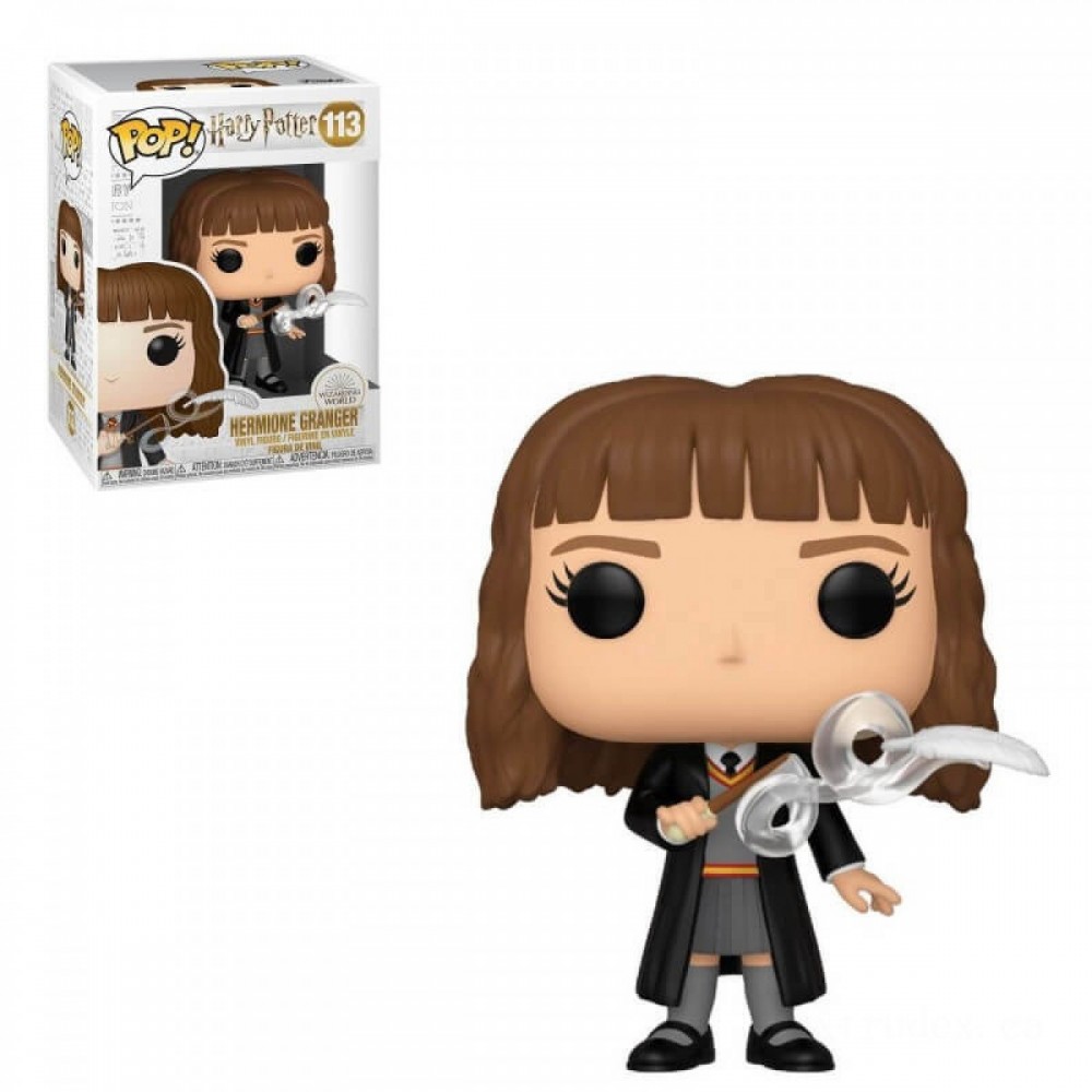 Harry Potter Hermione along with Plume Funko Stand Out! Vinyl