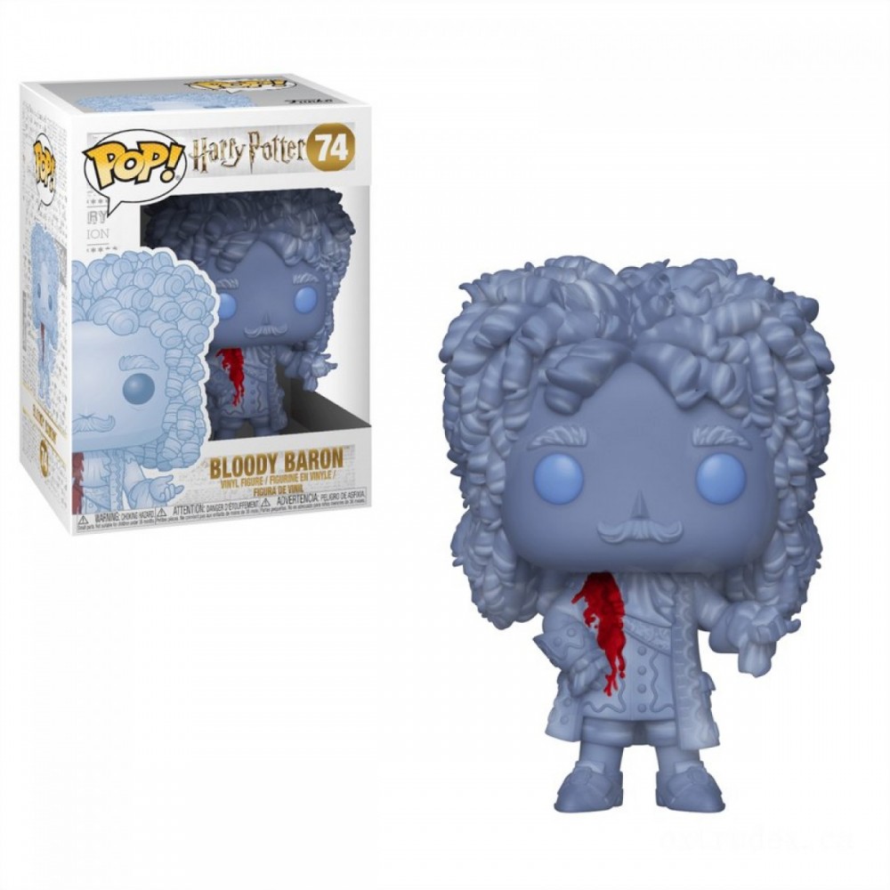 Free Gift with Purchase - Harry Potter Bloody Baron Funko Pop! Vinyl fabric - Off-the-Charts Occasion:£7[jcc10599ba]