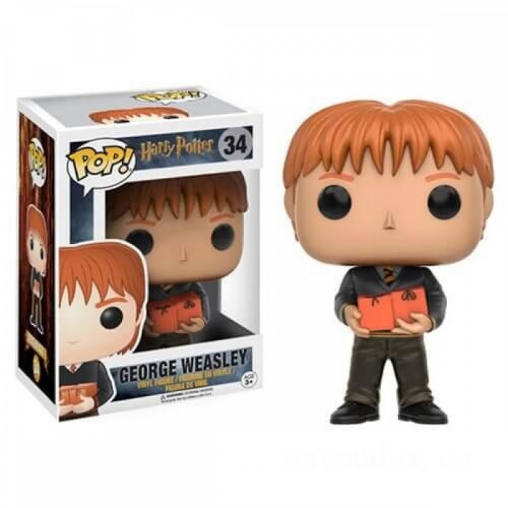Members Only Sale - Harry Potter George Weasley Funko Pop! Vinyl - Valentine's Day Value-Packed Variety Show:£7