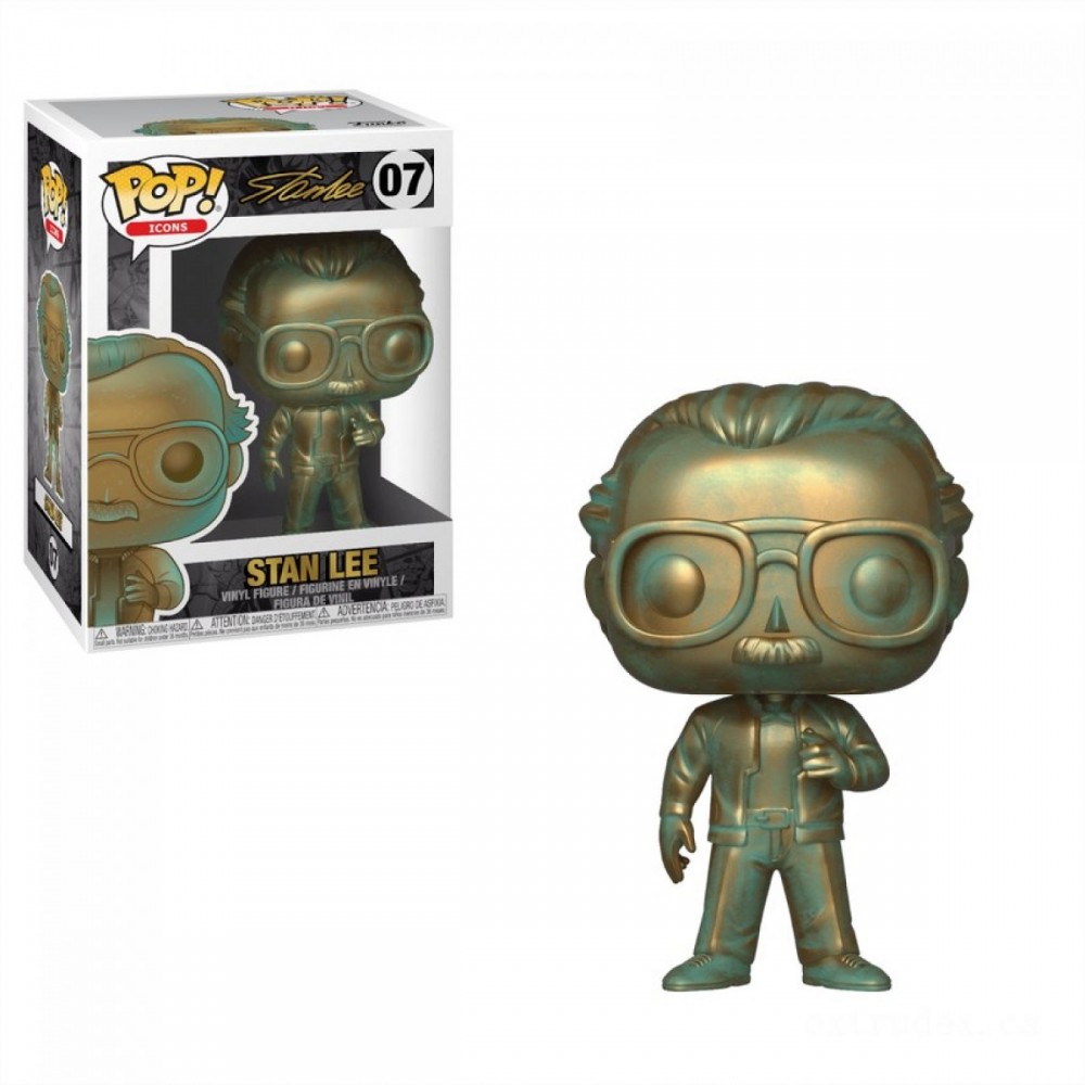 January Clearance Sale - Wonder Patina Stan Lee Funko Pop! Vinyl fabric - Virtual Value-Packed Variety Show:£8