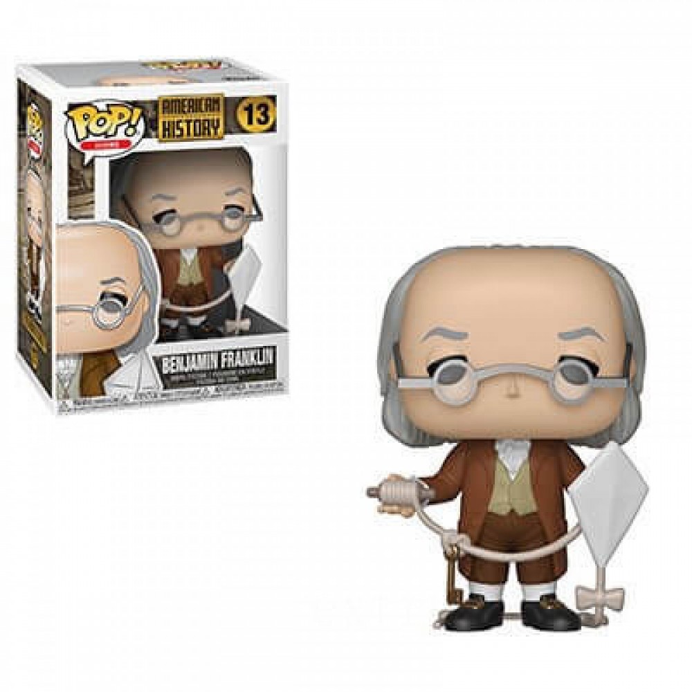 Clearance - Benjamin Franklin Funko Stand Out! Plastic - Unbelievable:£7