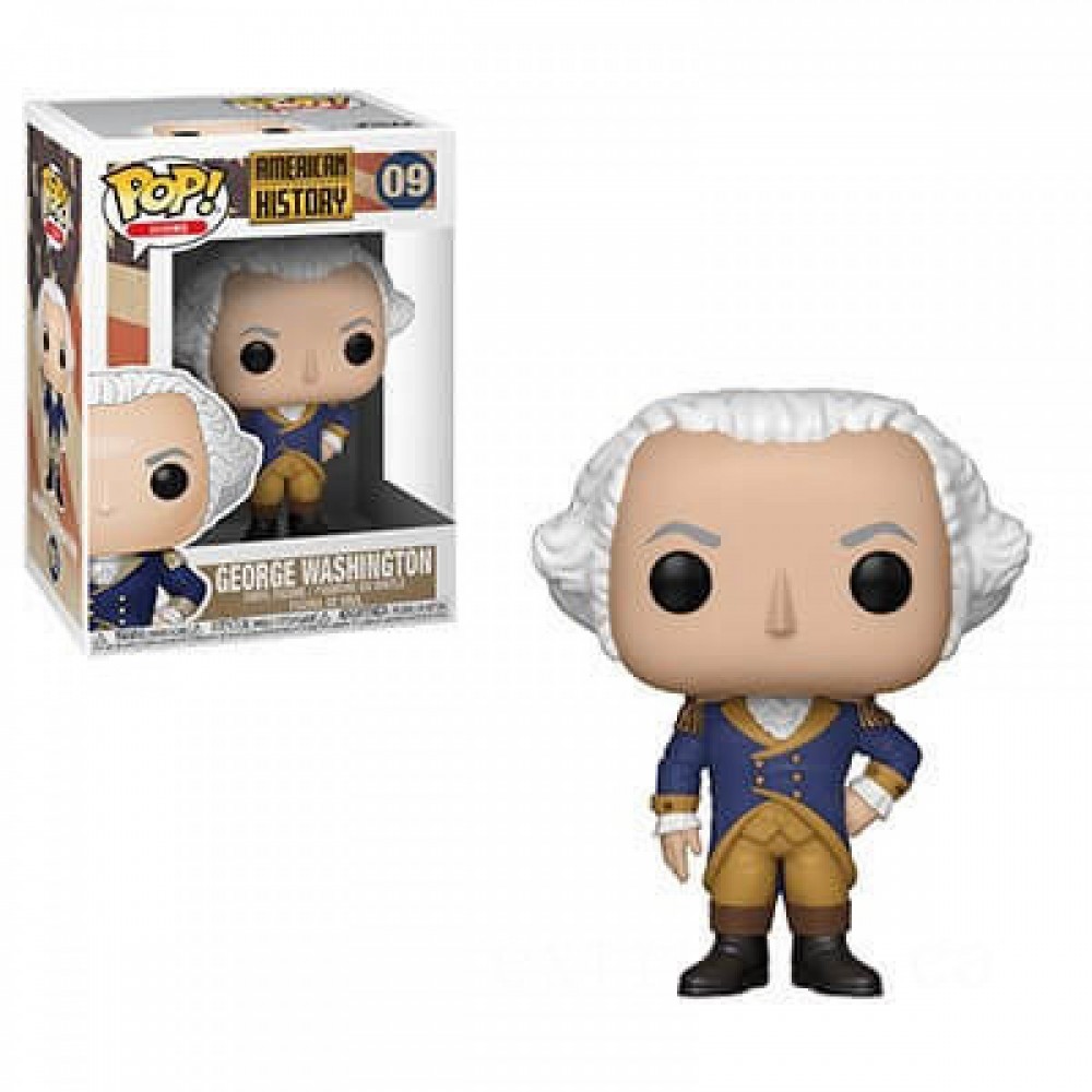 Cyber Monday Sale - George Washington Funko Stand Out! Plastic - Closeout:£8