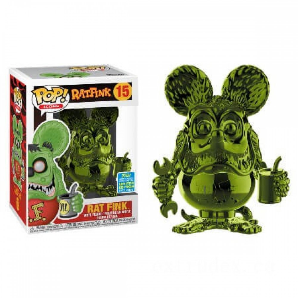 Three for the Price of Two - Rat Fink - Rodent Fink EXC Funko Stand Out! Vinyl SD19 - Doorbuster Derby:£15