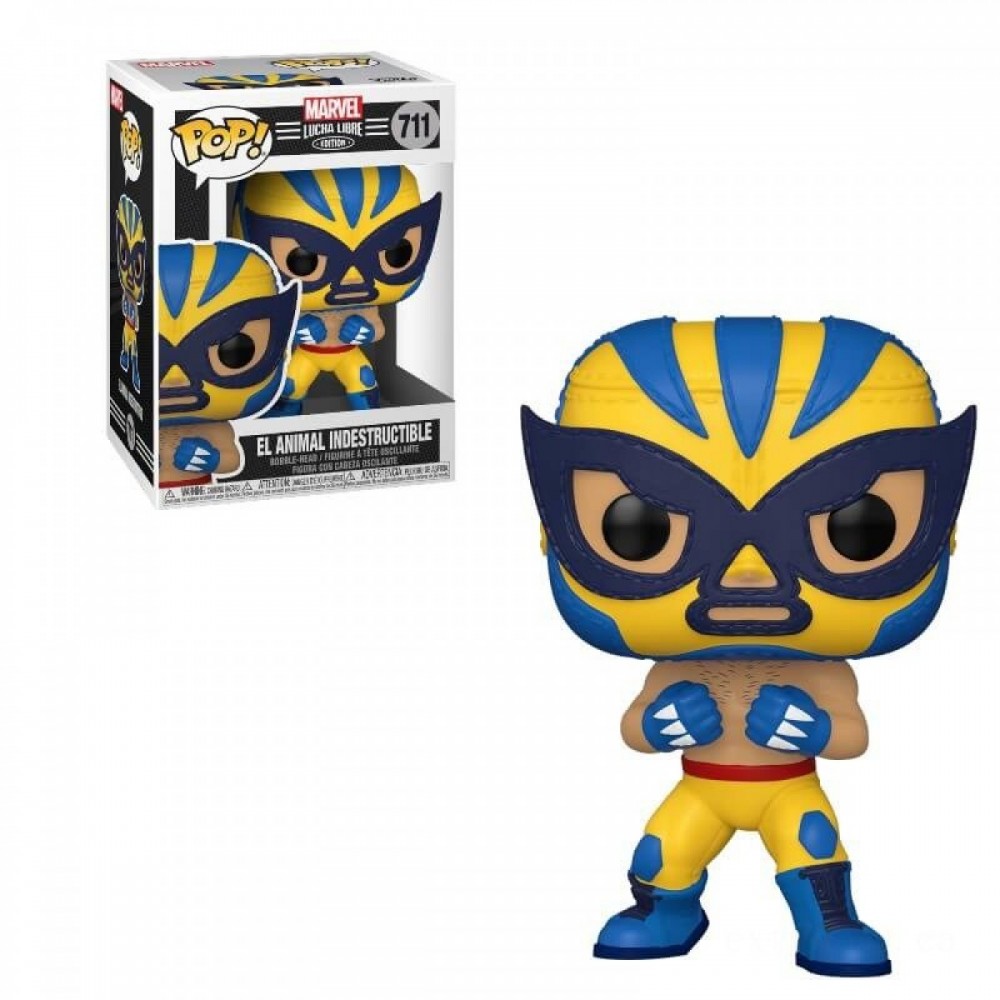 Marvel Luchadores Wolverine Stand Out! Vinyl fabric