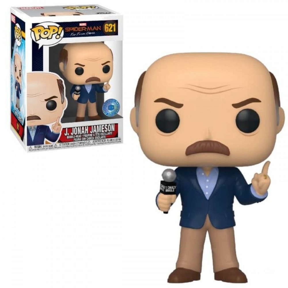 PIAB EXC Wonder Spider-Man Far Coming From Property J. Jonah Jameson Funko Stand Out! Vinyl fabric