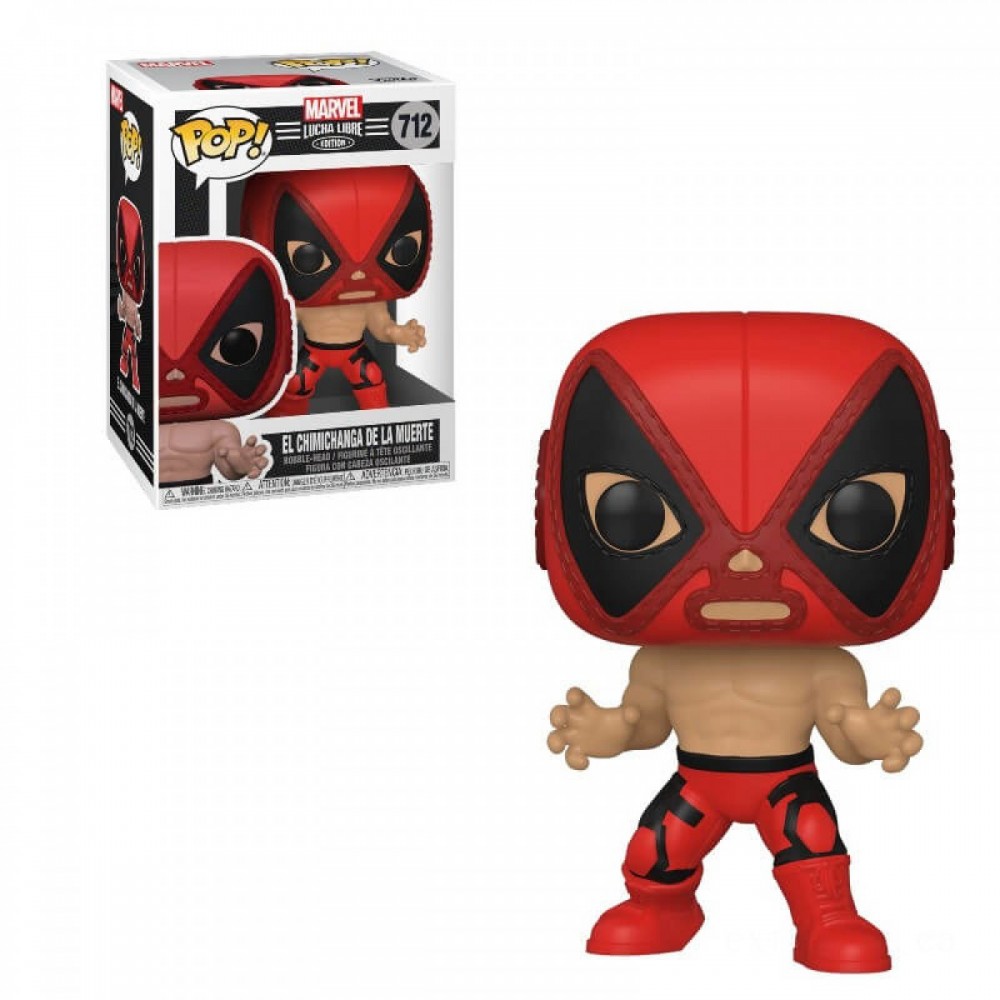 Marvel Luchadores Deadpool Stand Out! Vinyl