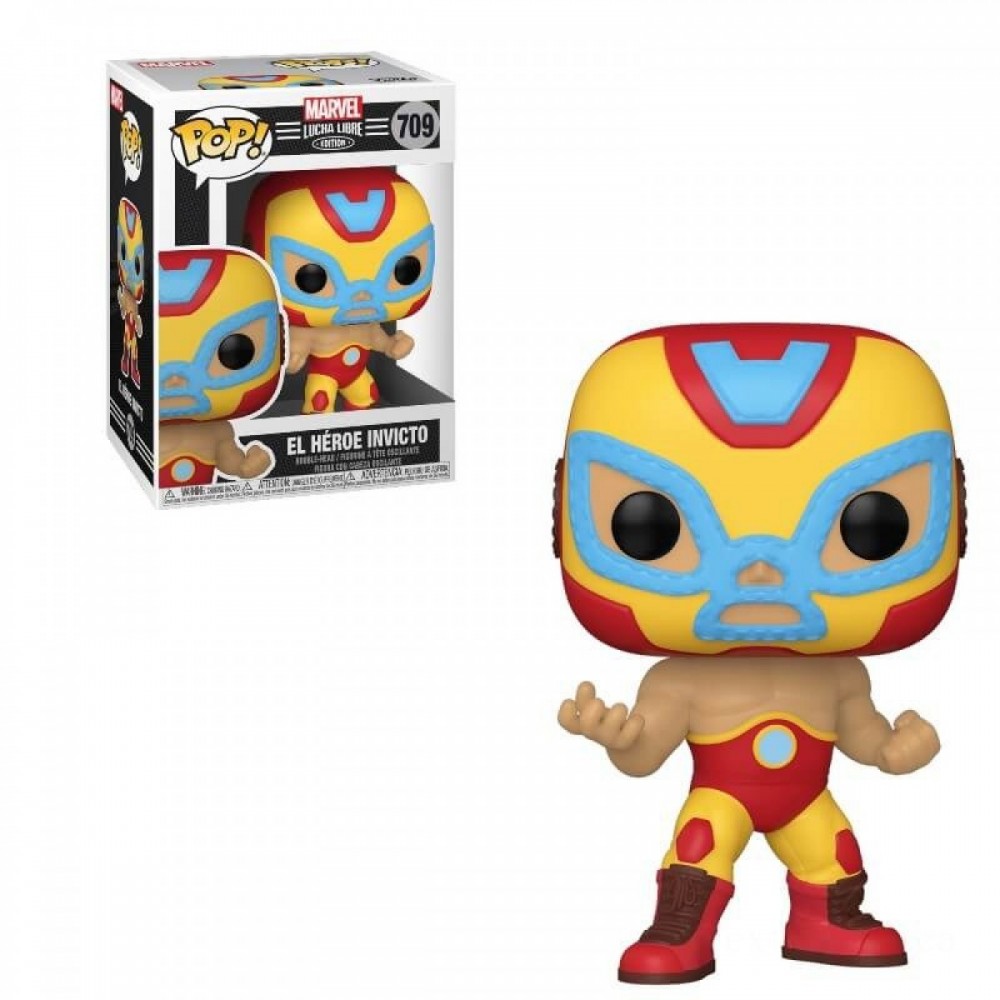 Marvel Luchadores Iron Male Stand Out! Vinyl