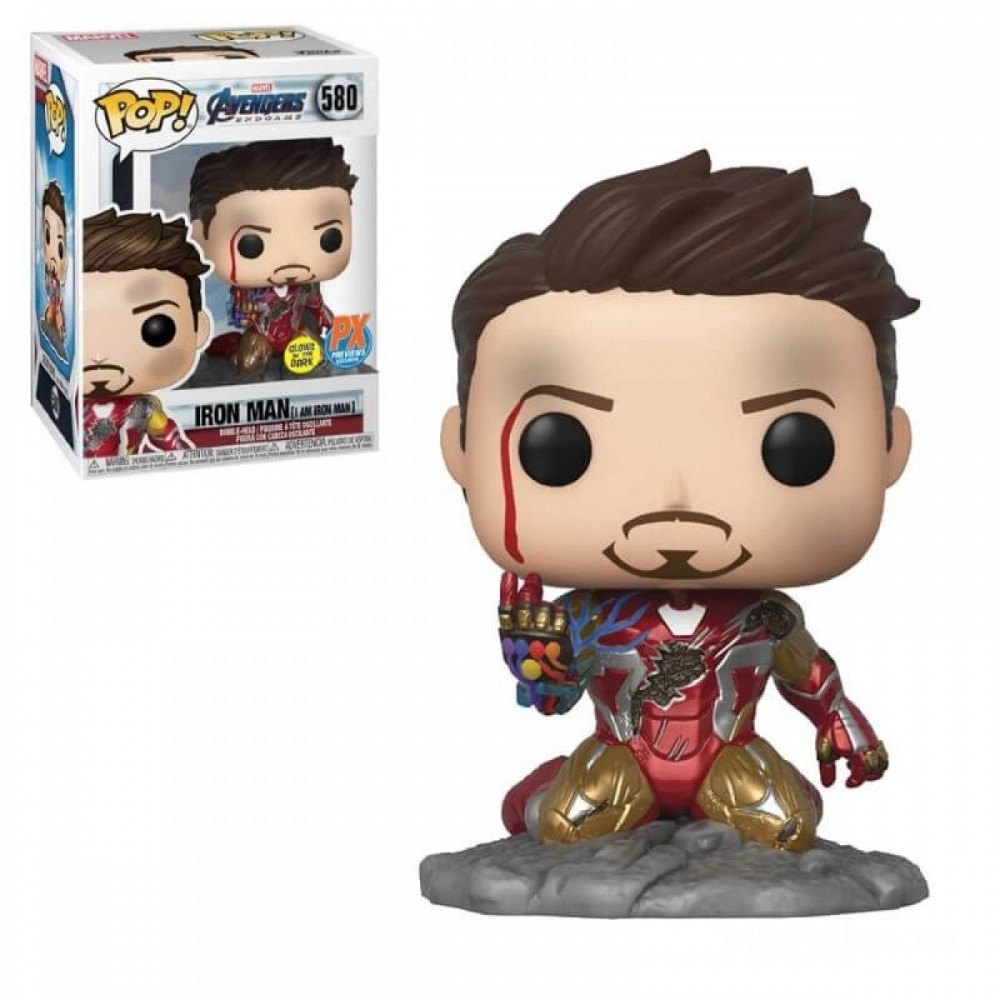 PX Previews Marvel Iron-Man I am Iron-Man EXC Funko Stand Out! Plastic