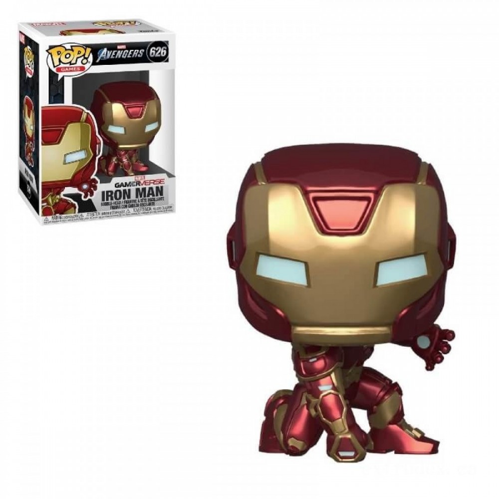 Marvel Avengers Activity Iron Male (Stark Technology Fit) Funko Stand Out! Vinyl