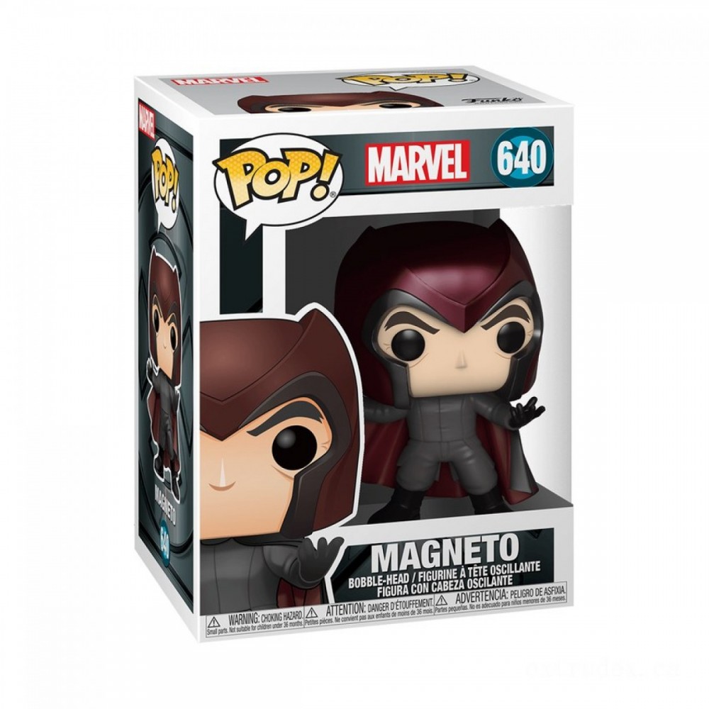 Veterans Day Sale - Marvel X-Men 20th Magneto Funko Stand Out! Vinyl fabric - End-of-Season Shindig:£8[lac10741ma]