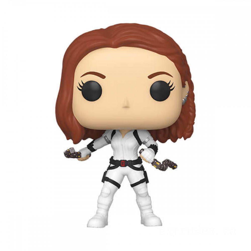 Marvel Black Widow White Match Funko Stand Out! Vinyl