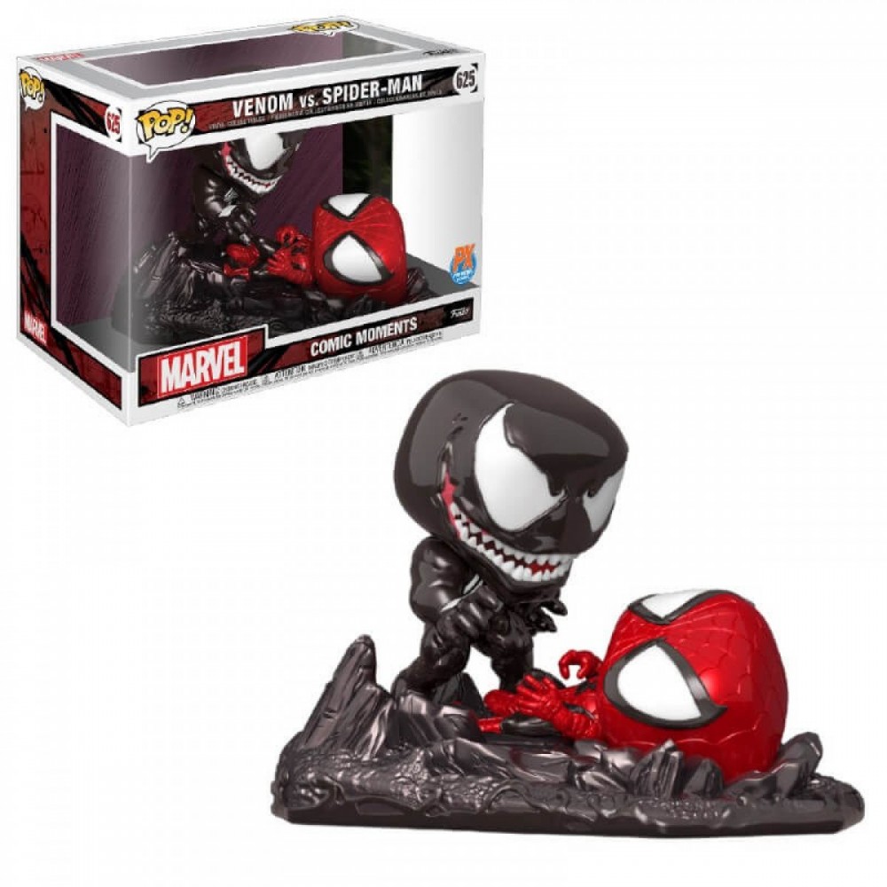 Weekend Sale - PX Previews EXC Marvel Spider-Man vs Venom Funko Stand Out! Comic Moment - Click and Collect Cash Cow:£28[lic10748nk]