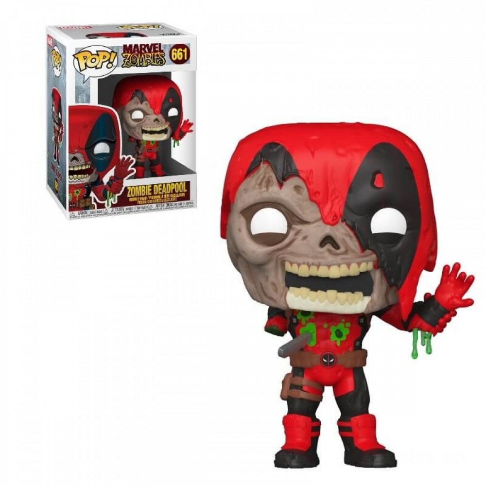 Marvel Zombies Deadpool Funko Stand Out! Vinyl fabric