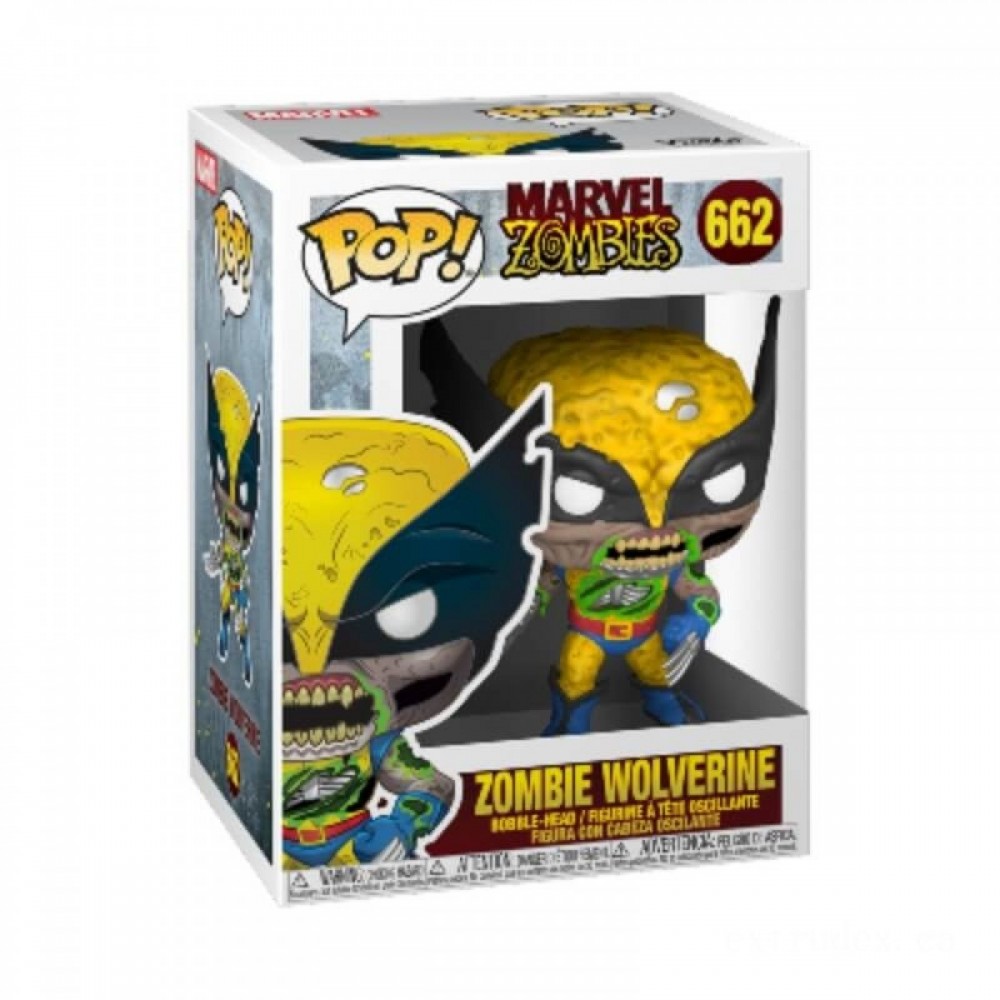 Marvel Zombies Wolverine Funko Stand Out! Plastic