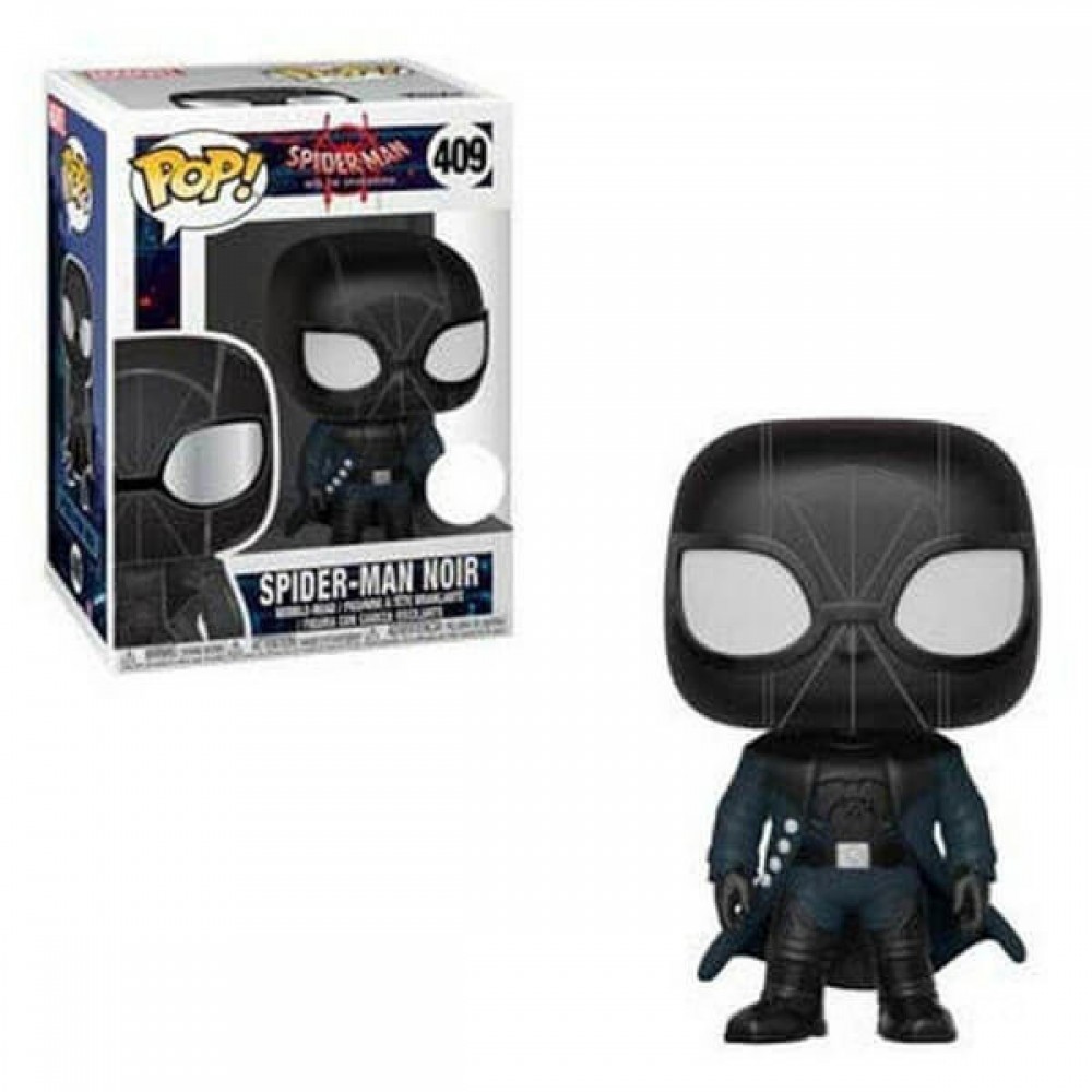 Marvel Animated Spider-Man - Spider-Man Noir EXC Funko Stand Out! Plastic