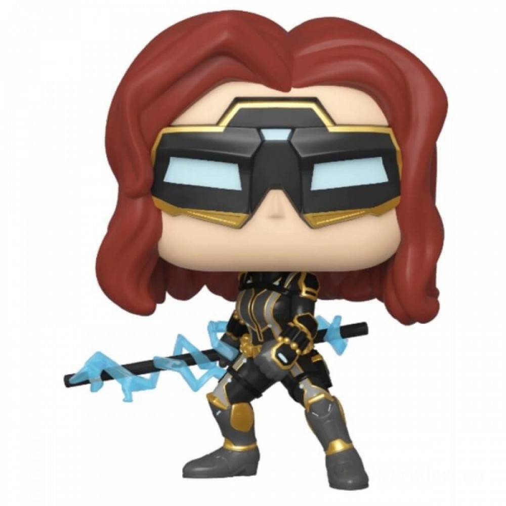 Marvel Avengers Game Black Widow (Stark Technician Suit) Funko Stand Out! Vinyl fabric