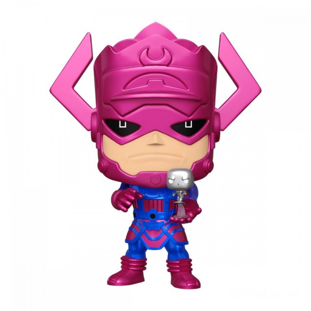 PX Previews Marvel Galactus with Silver Surfer EXC 10 Metal Funko Pop! Plastic