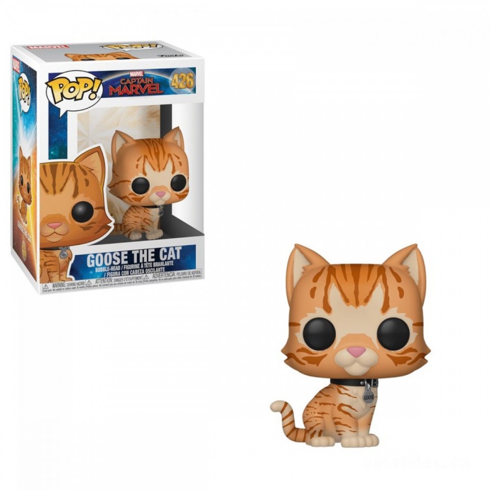 Marvel Captain Marvel Goose the Pet Cat Funko Stand Out! Vinyl