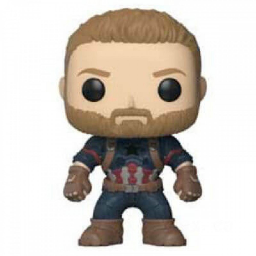 Wonder Avengers Infinity Battle Captain The United States Funko Stand Out! Vinyl fabric