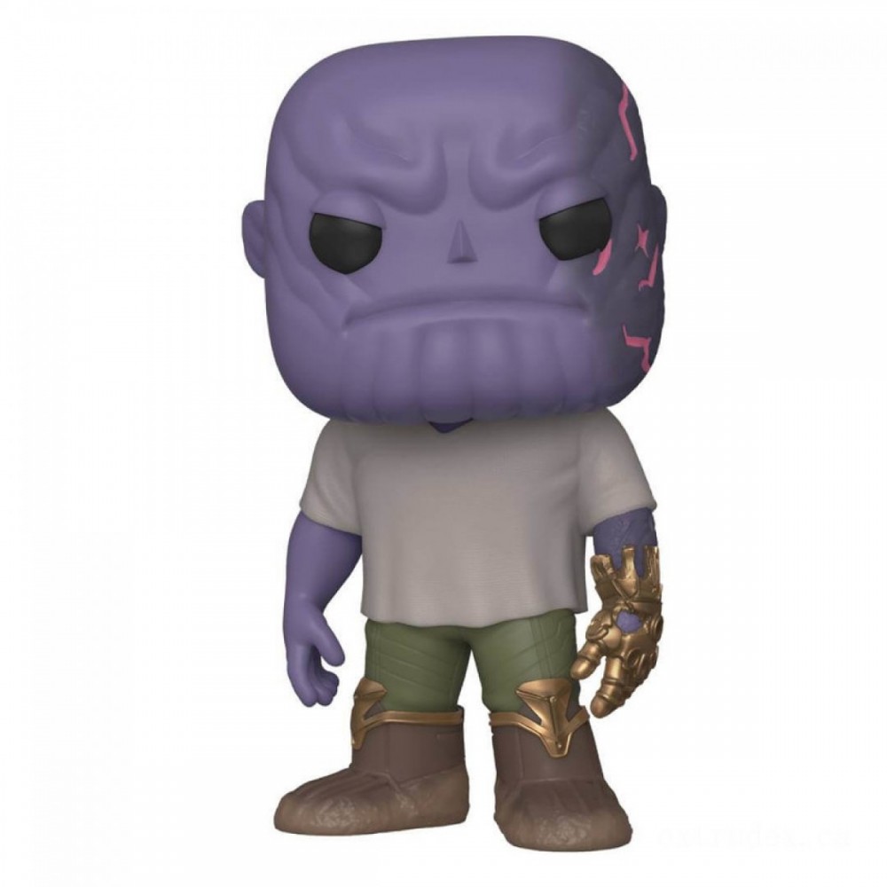 Marvel Avengers: Endgame Thanos with Infinity Glove Funko Stand Out! Vinyl