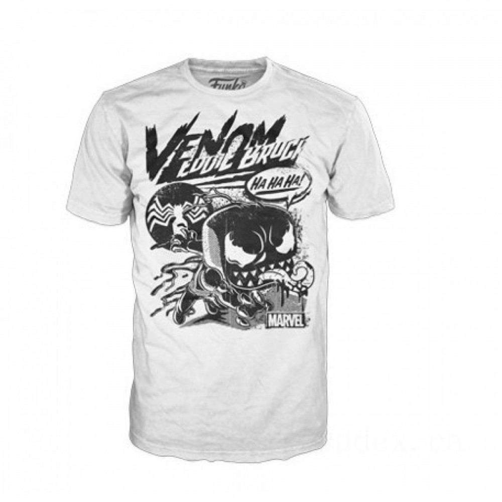 Marvel Venom Comic Collection Stand Out! Tee - White
