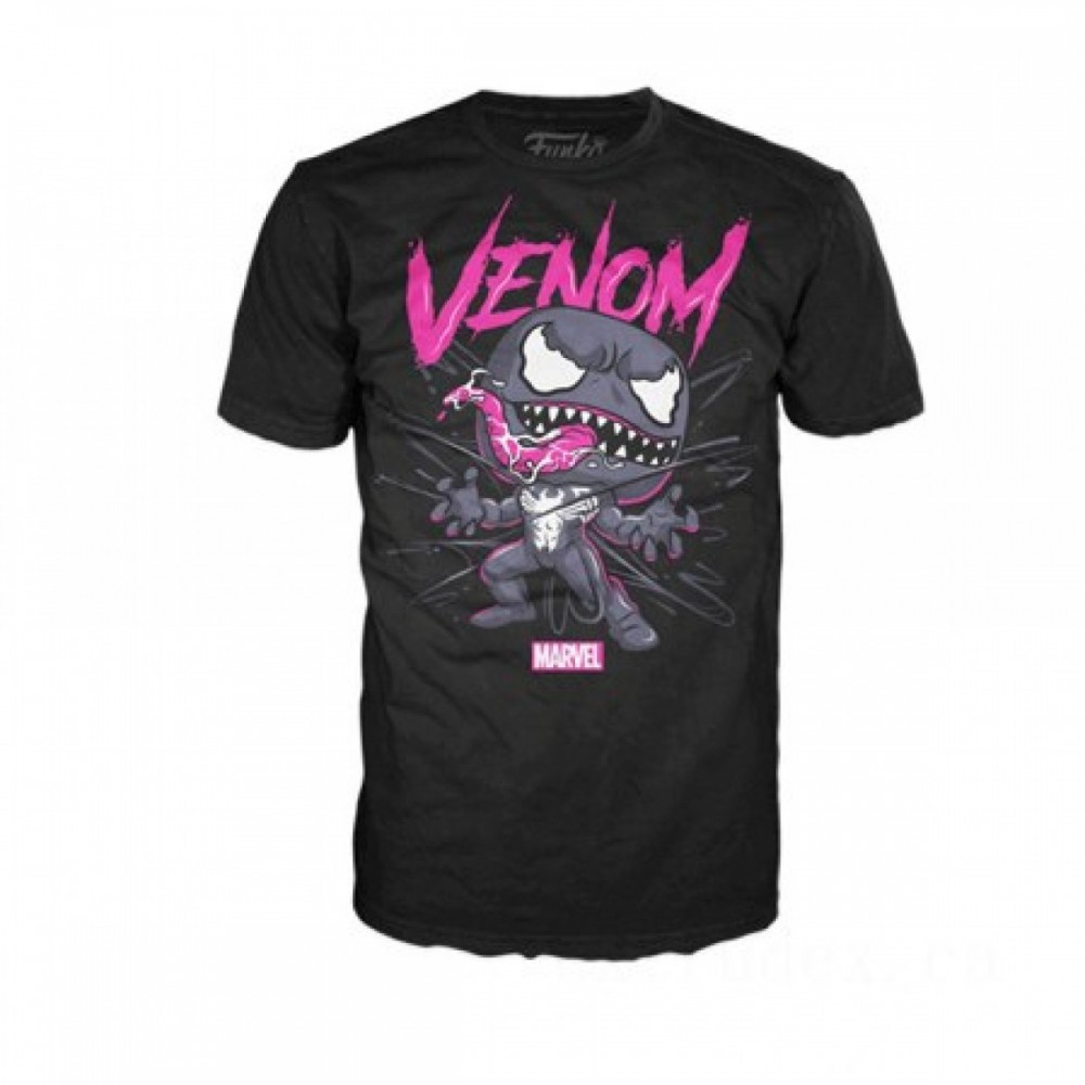 Marvel Poison along with Goop Stand Out! Tee - Black