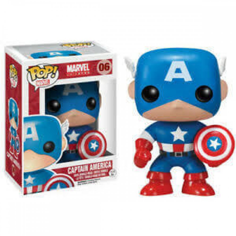 Wonder Captain The United States Funko Pop! Plastic