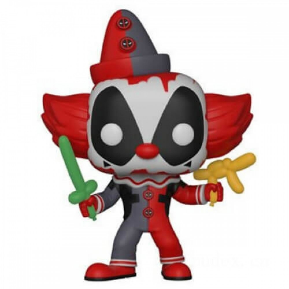 Marvel Deadpool Playtime Mime Funko Stand Out! Plastic