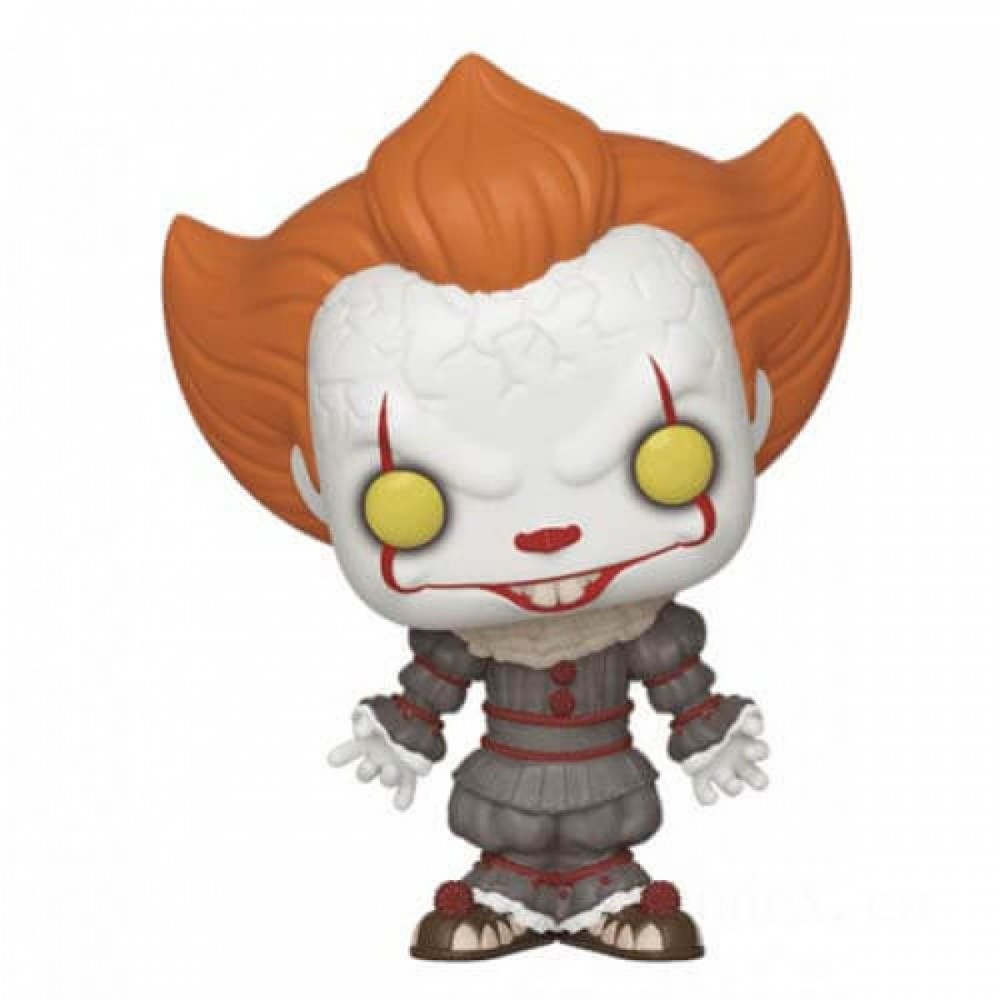 IT Chapter 2 Pennywise along with Open Arms Funko Stand Out! Vinyl fabric