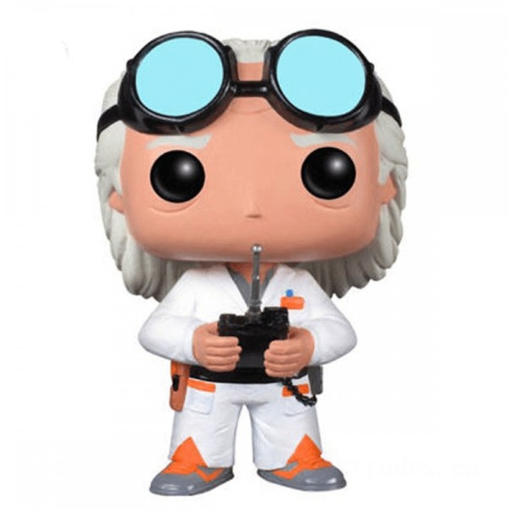 Back to the Future Doctor Brown Funko Stand Out! Vinyl fabric
