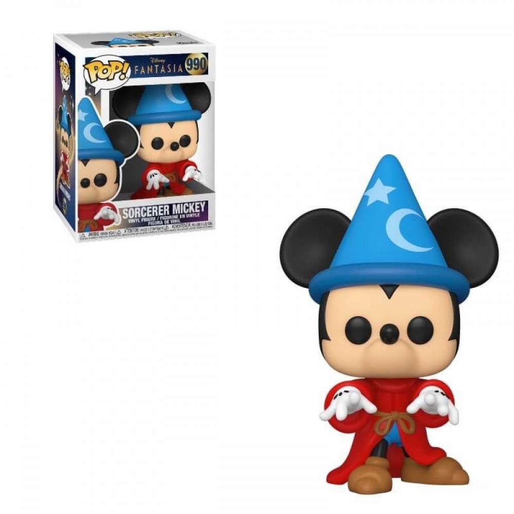 Disney Fantasia 80th Sorcerer Mickey Pop! Vinyl fabric Number