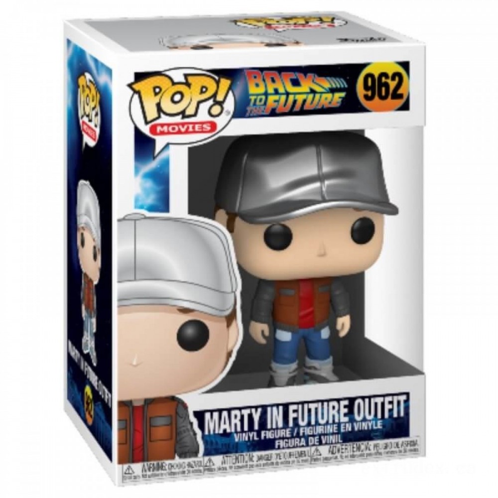 Back to the Future Marty in Future Clothing Funko Pop! Vinyl