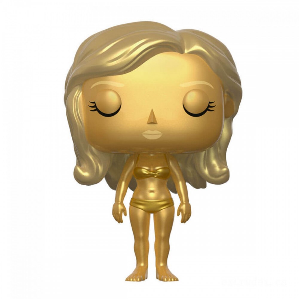 James Connection Jill Masterson Golden Lady Funko Stand Out! Vinyl