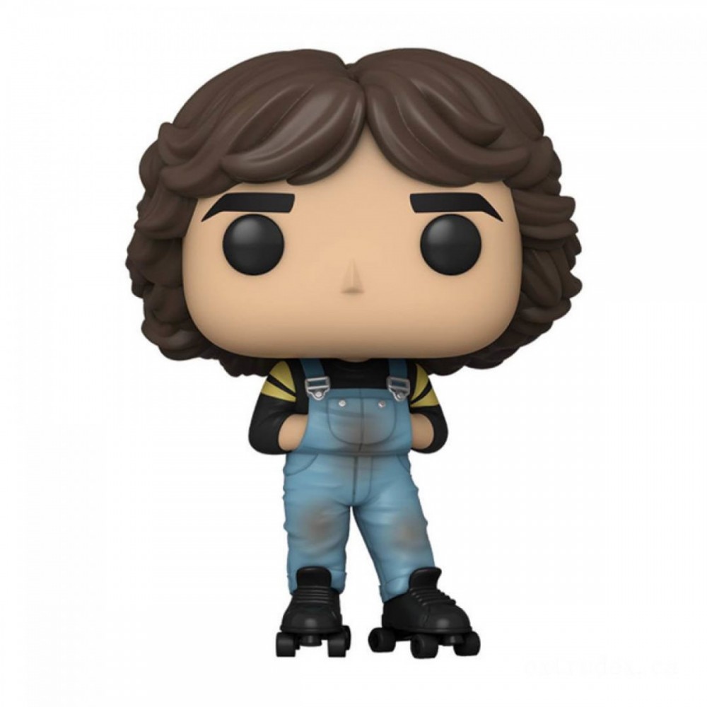 The Enthusiasts Rollerskate Group Leader Funko Stand Out! Plastic