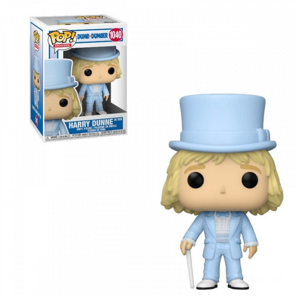 Price Reduction - Dumb & Dumber Harry In Tux Funko Stand Out! Plastic - Fire Sale Fiesta:£7
