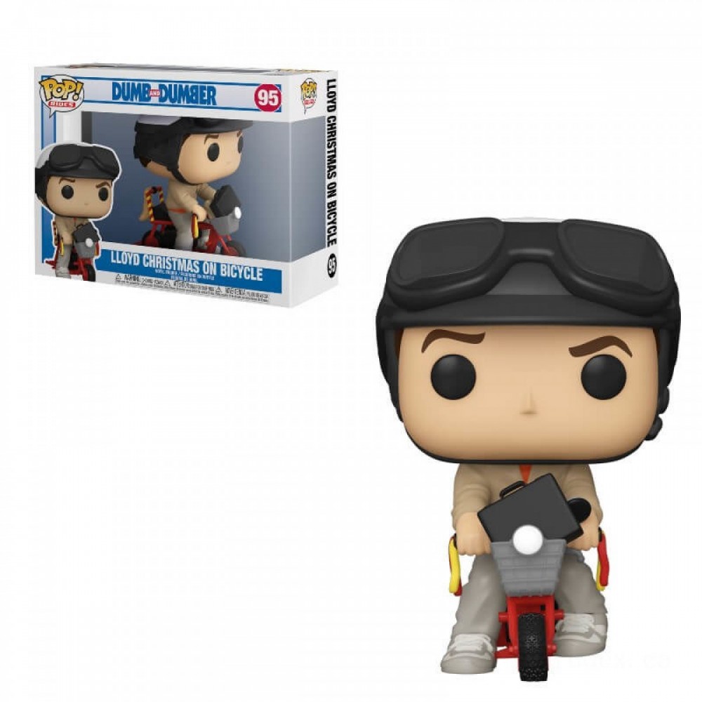 Dumb & Dumber Lloyd along with Bike Funko Stand Out! Experience