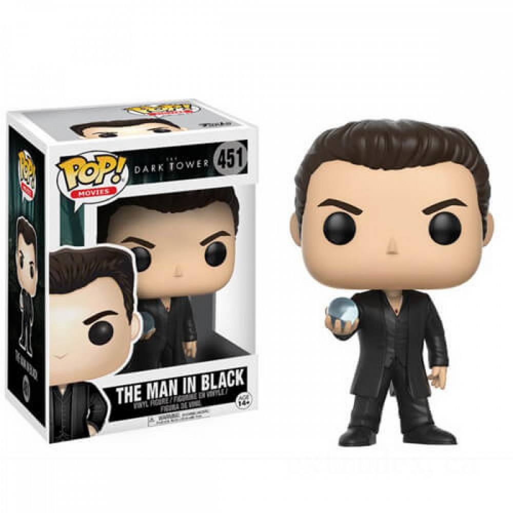 The Dark Tower Guy In Black Funko Stand Out! Vinyl fabric