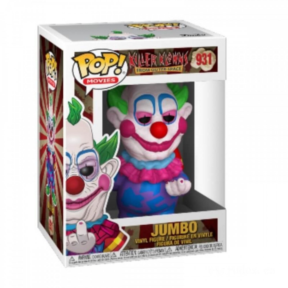 Killer Klowns coming from Outer Area Jumbo Funko Stand Out! Vinyl fabric