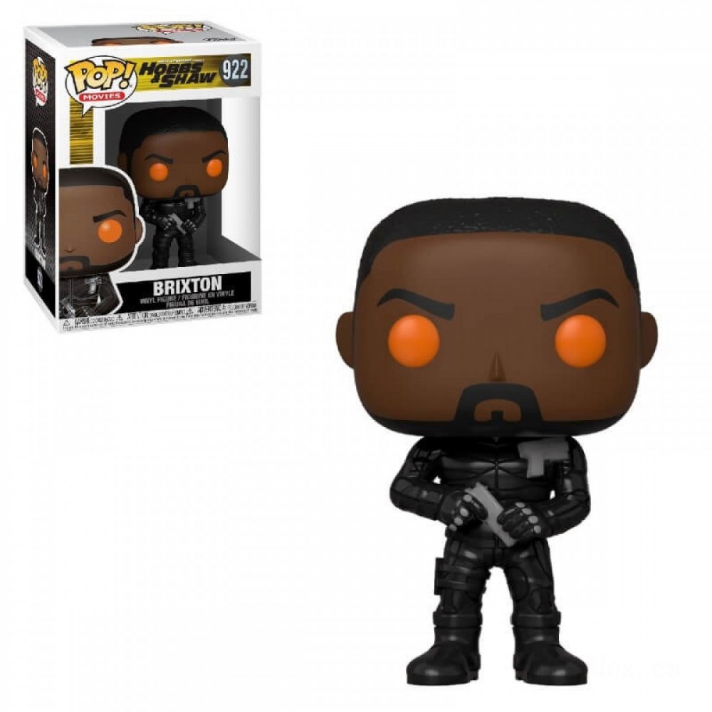 Hobbs & Shaw Brixton with Orange Eyes Funko Stand Out! Plastic