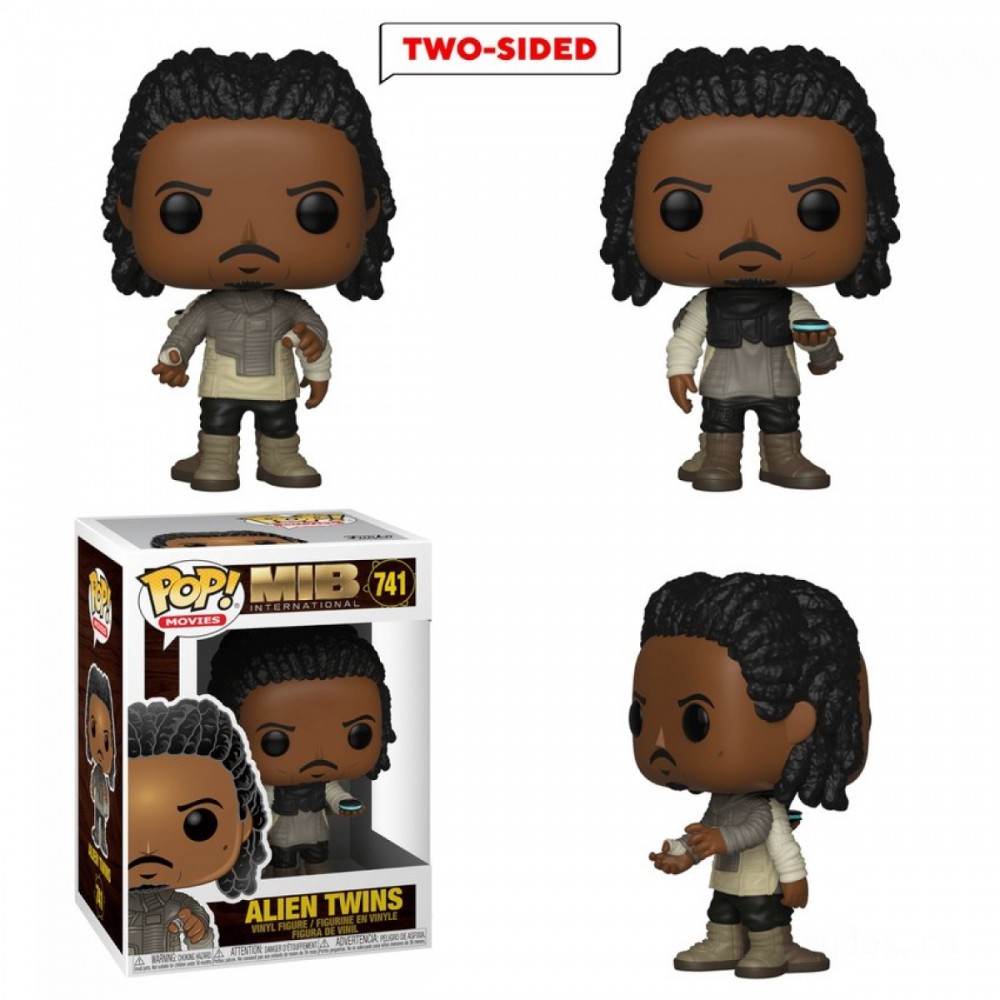 Guy In Afro-american International Invader Twin Babies Funko Stand Out! Vinyl fabric