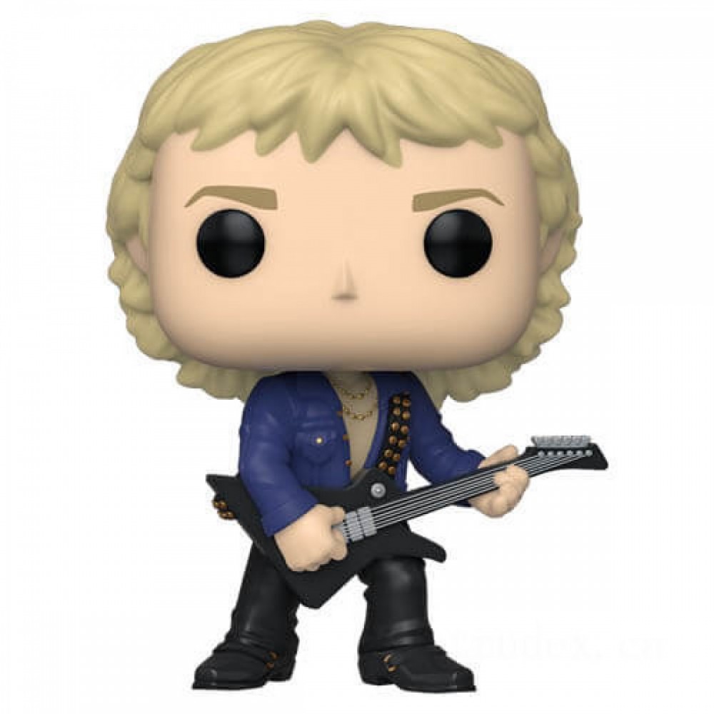 Pop! Stones Def Leppard Phil Collen Funko Stand Out! Plastic