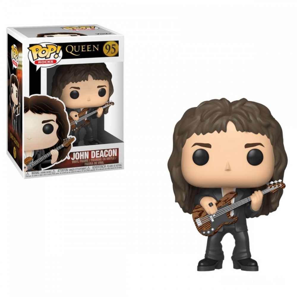 Pop! Rocks Queen John Deacon Funko Stand Out! Vinyl
