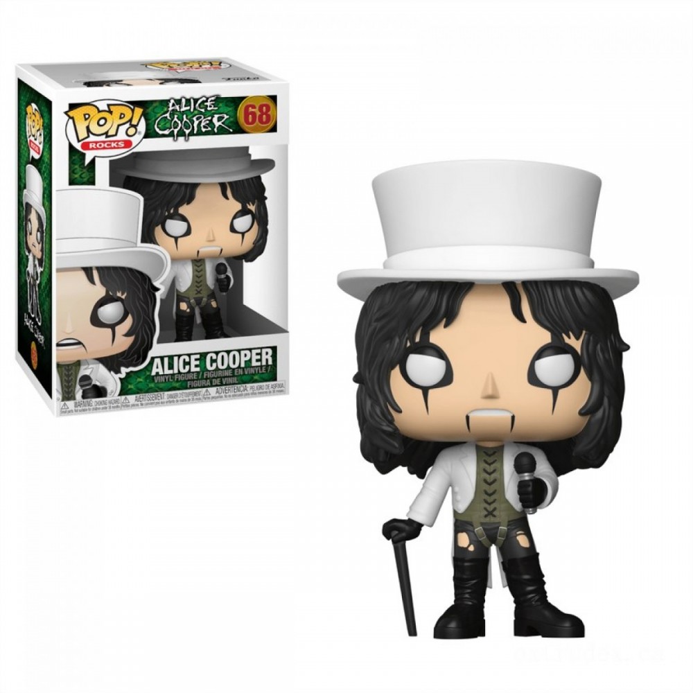 Christmas Sale - Pop! Rocks Alice Cooper Funko Stand Out! Vinyl - Closeout:£7