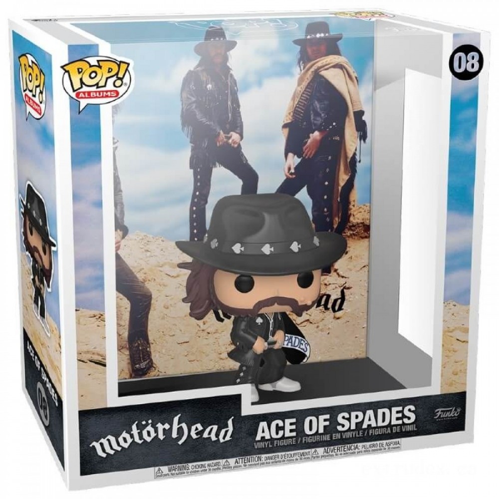Click Here to Save - Motorhead Ace of Spades Pop! Album Figure - New Year's Savings Spectacular:£12