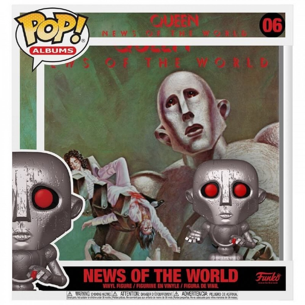 Queen News of the World Funko Pop! Vinyl Album