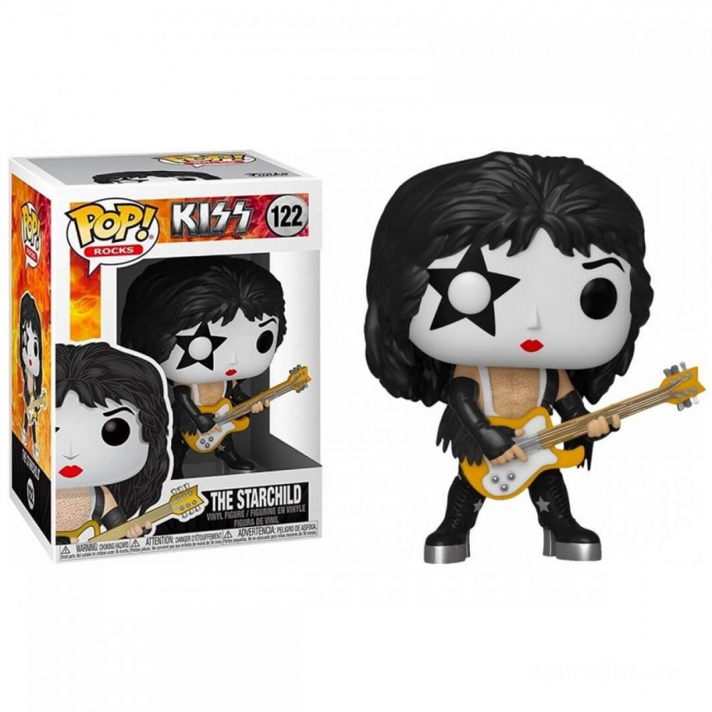 Stand out! Stones KISS Starchild Funko Pop! Vinyl fabric