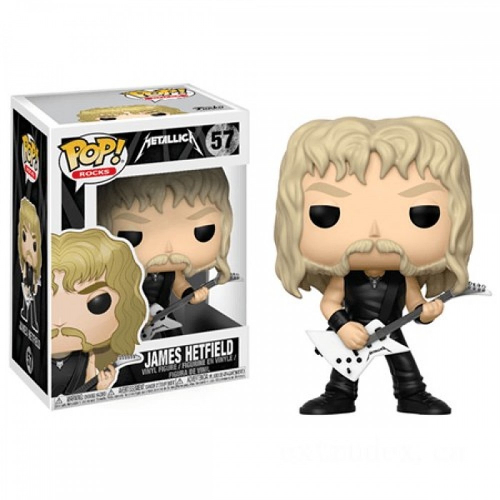Free Gift with Purchase - Metallica James Hetfield Funko Stand Out! Vinyl fabric - Women's Day Wow-za:£8